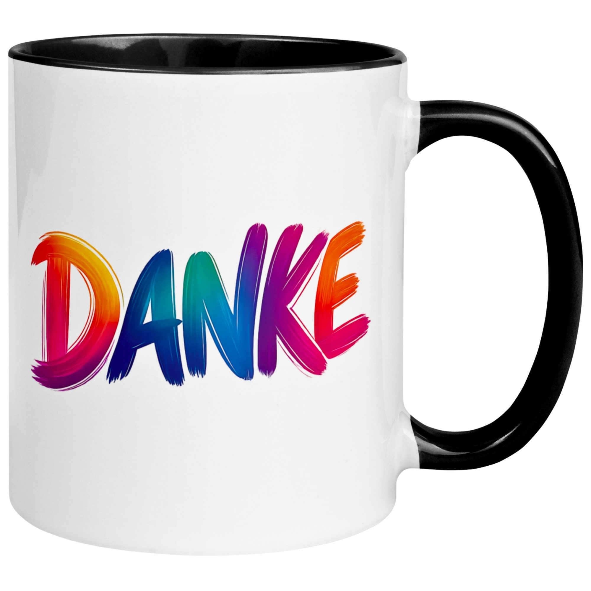 Momentals Tasse Danke – Ein großes DANKE – Dankeschön Geschenke Team/Kollegen/Kollegin, Gratis Versand · Links-&Rechtshänder · Spülmaschinenfest