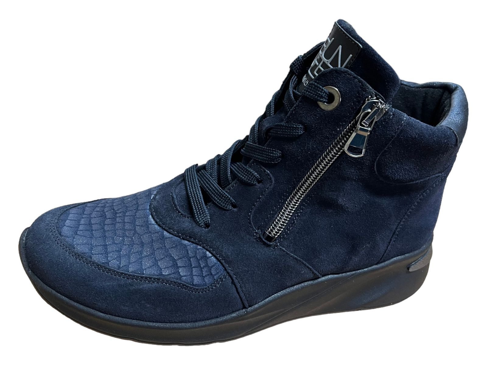 Waldläufer Waldläufer Damen High-Top Sneaker H-Dilara 715H80-300-194 notte blau Sneaker