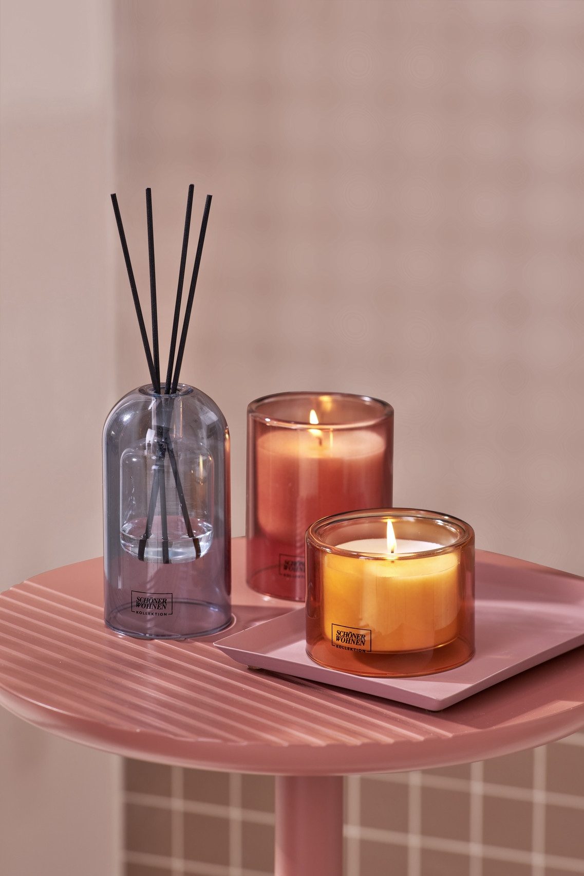 SCHÖNER WOHNEN-Kollektion Duftkerze »Sandalwood L« (1-tlg), im Glas, warmer & eleganter Duft, Brenndauer 45 - 55 Stunden