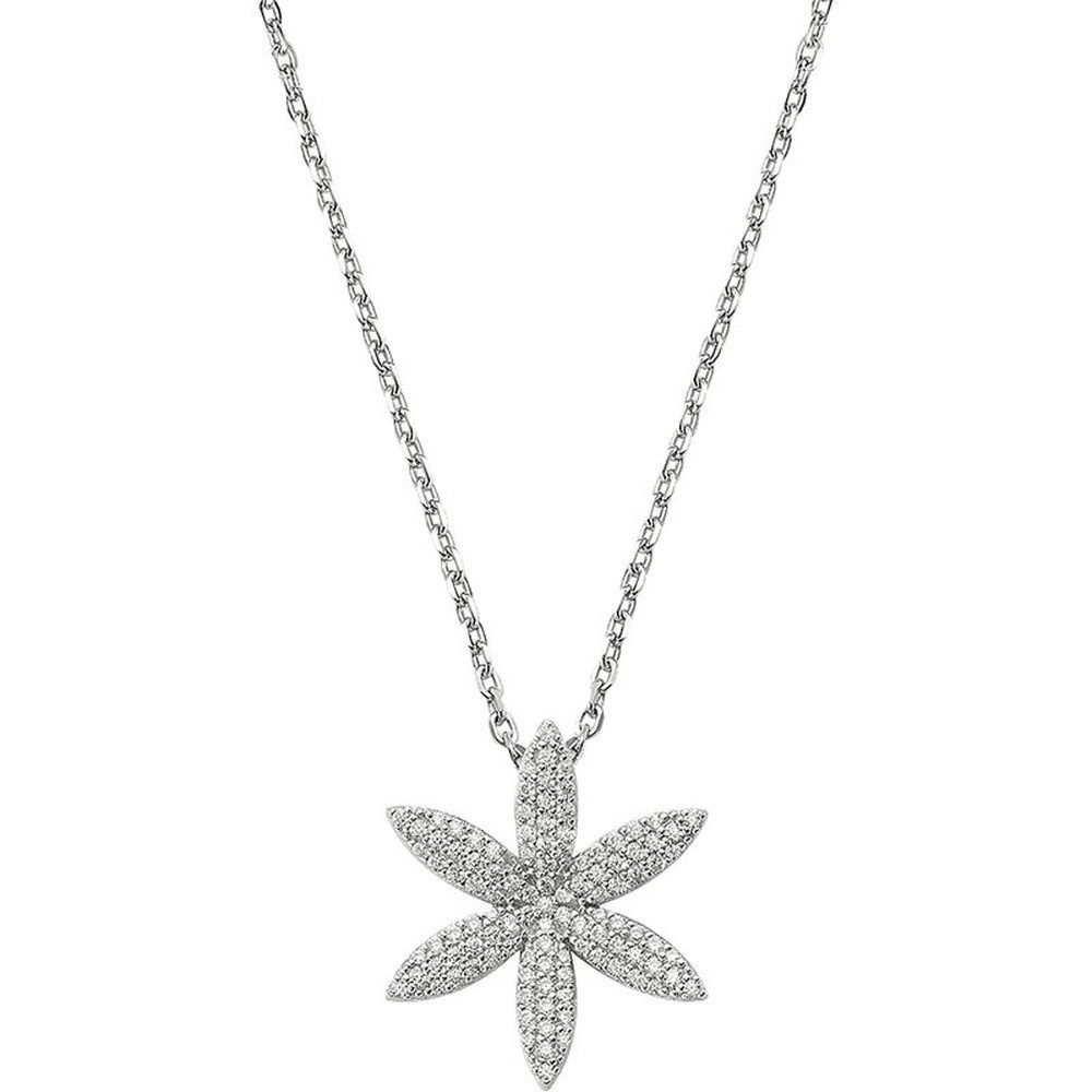 Amen Kette mit Einhänger Beautiful Silver Flower of Life Cubic Zirconia Necklace CLFLLIBBZ3