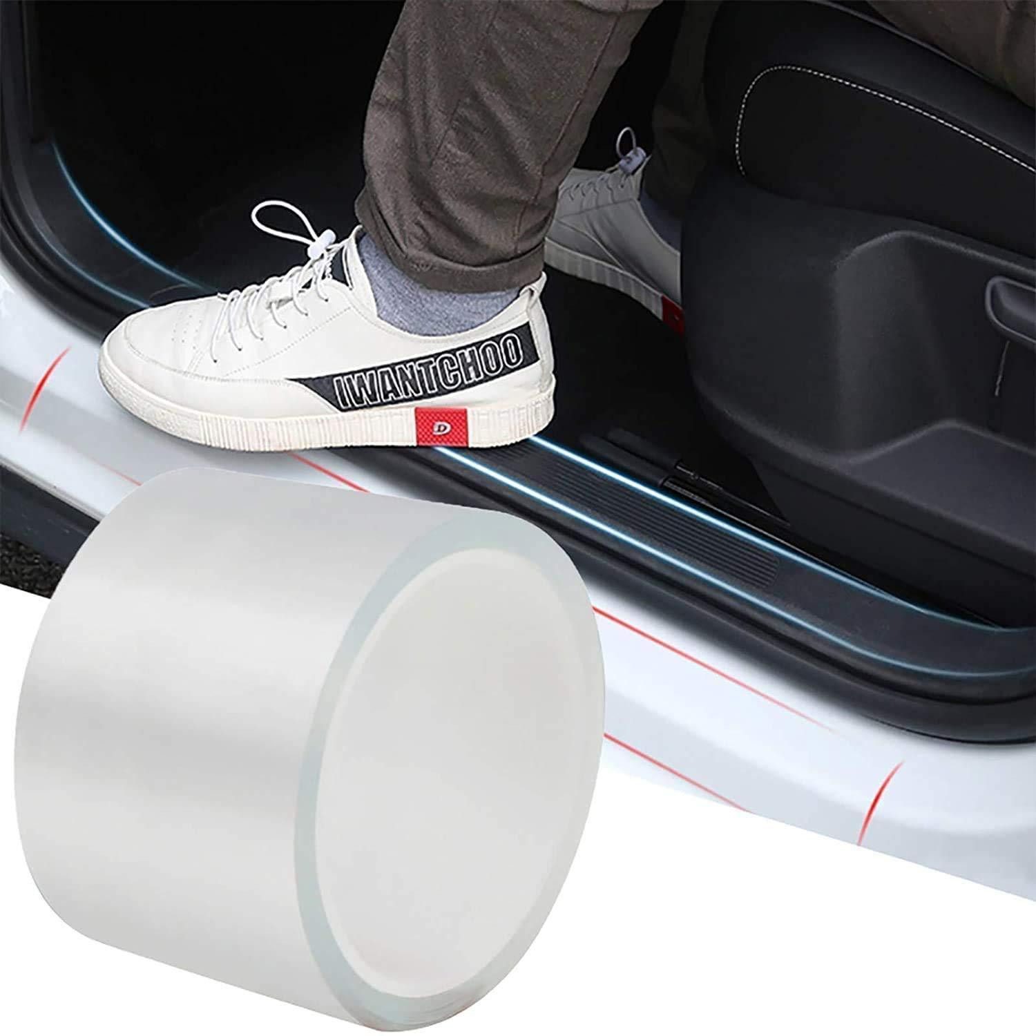LuxusKollektion Lackschutzfolie Einstiegsleisten Aufkleber Auto Transparent Lackschutzfolie 7cmx10m