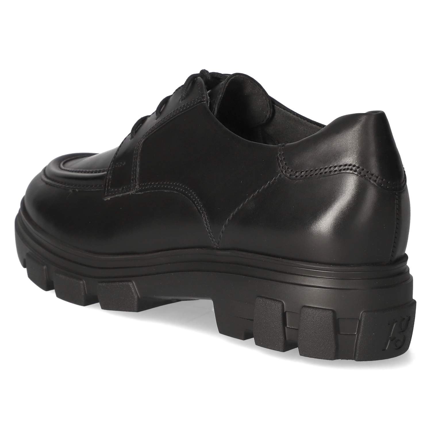 Paul Green Paul Green 1172-00 Damen Glattleder black Schnürschuh