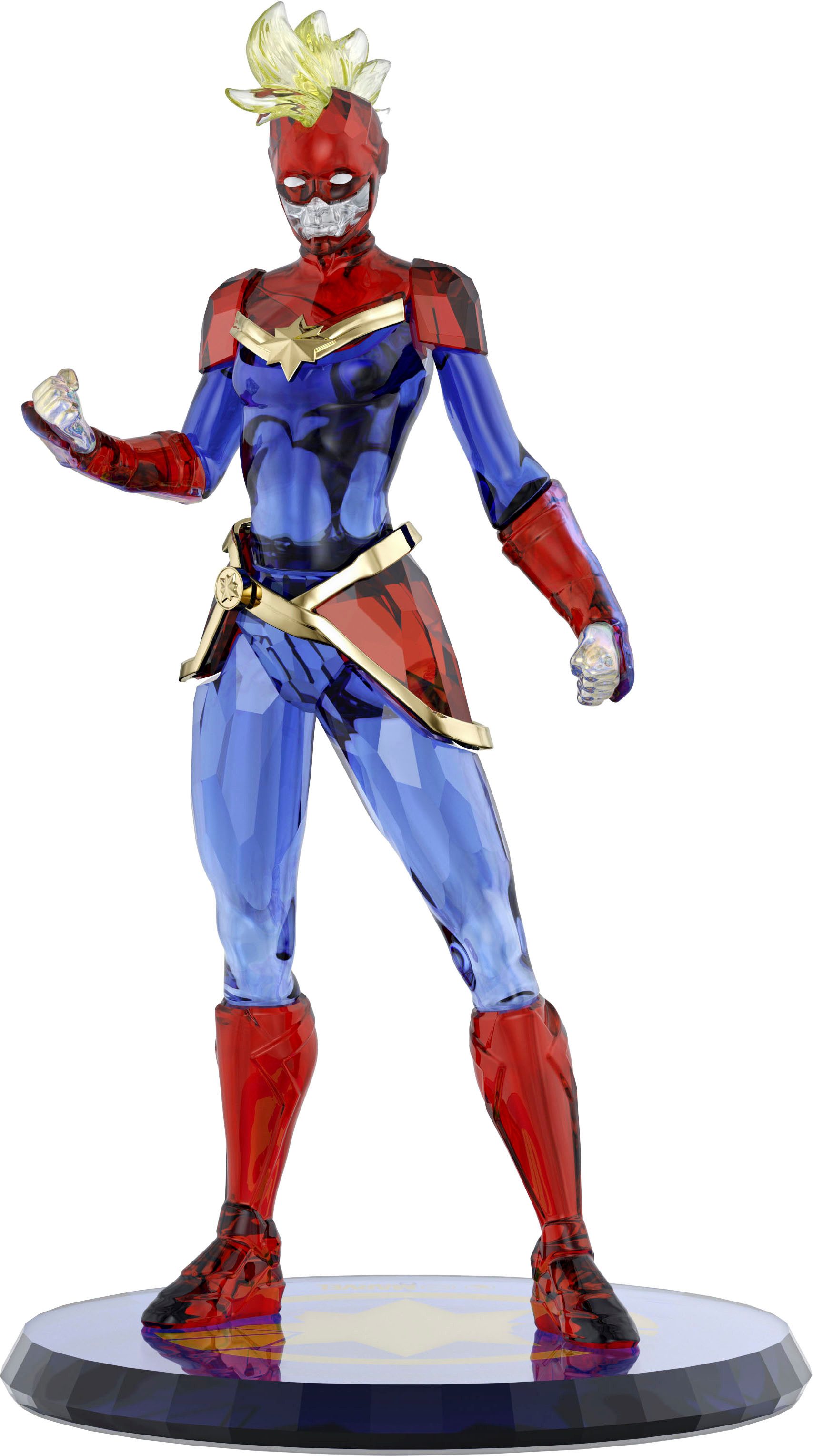 Swarovski Comicfigur Dekofigur Kristallfigur Sammelfigur Marvel Captain Marvel (1 St), Swarovski® Kristall