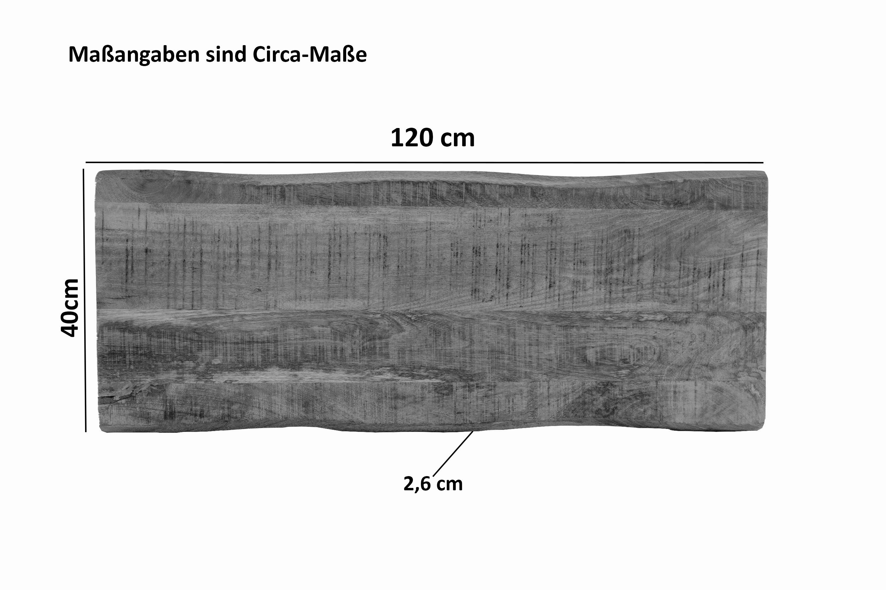SAM® Arbeitsplatte Joahnnes, Arbeitsplatte für Heimwerker aus Mangoholz
