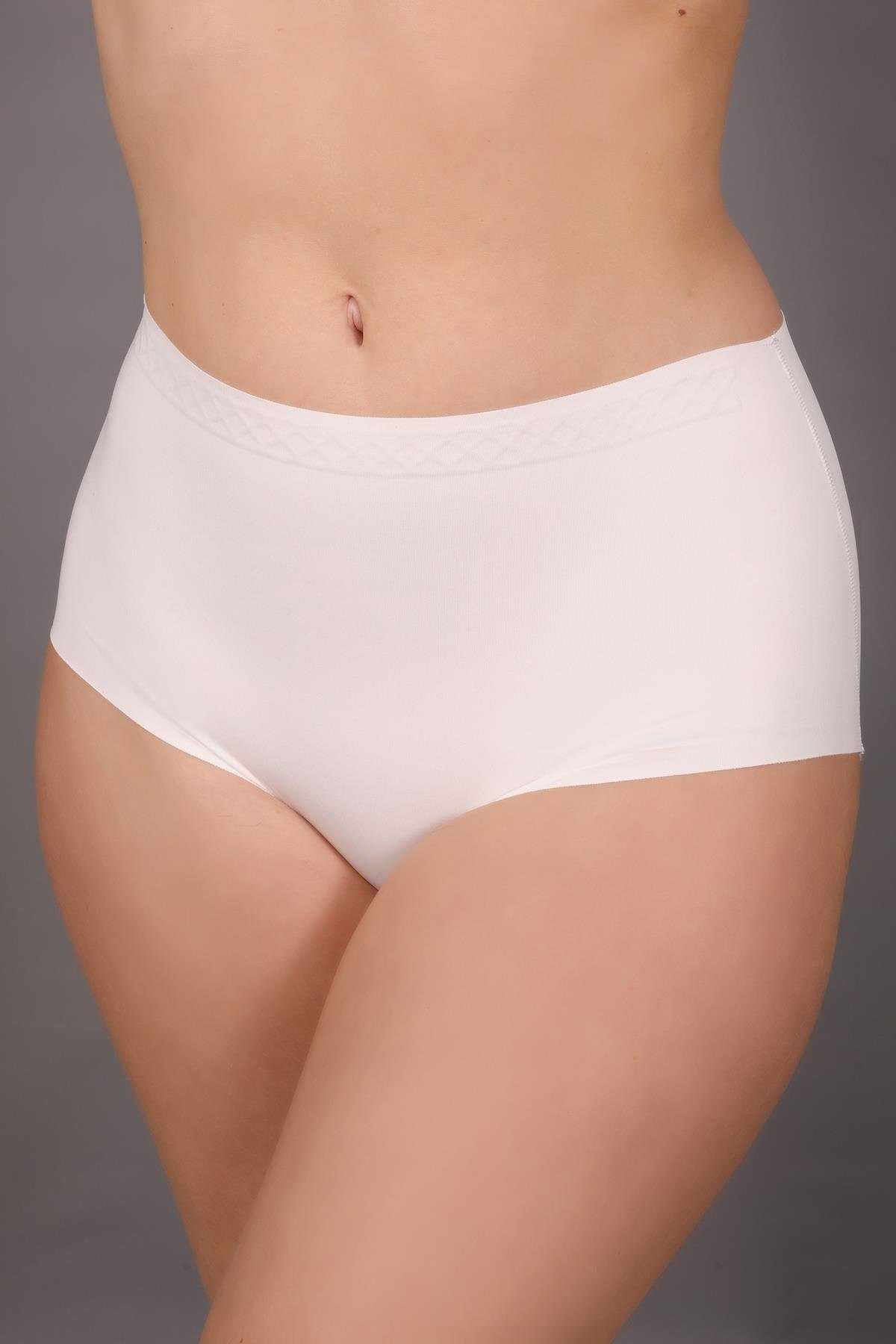 C&CITY Slip Übergröße Rutschfeste Hohe Taille Laser-Slips