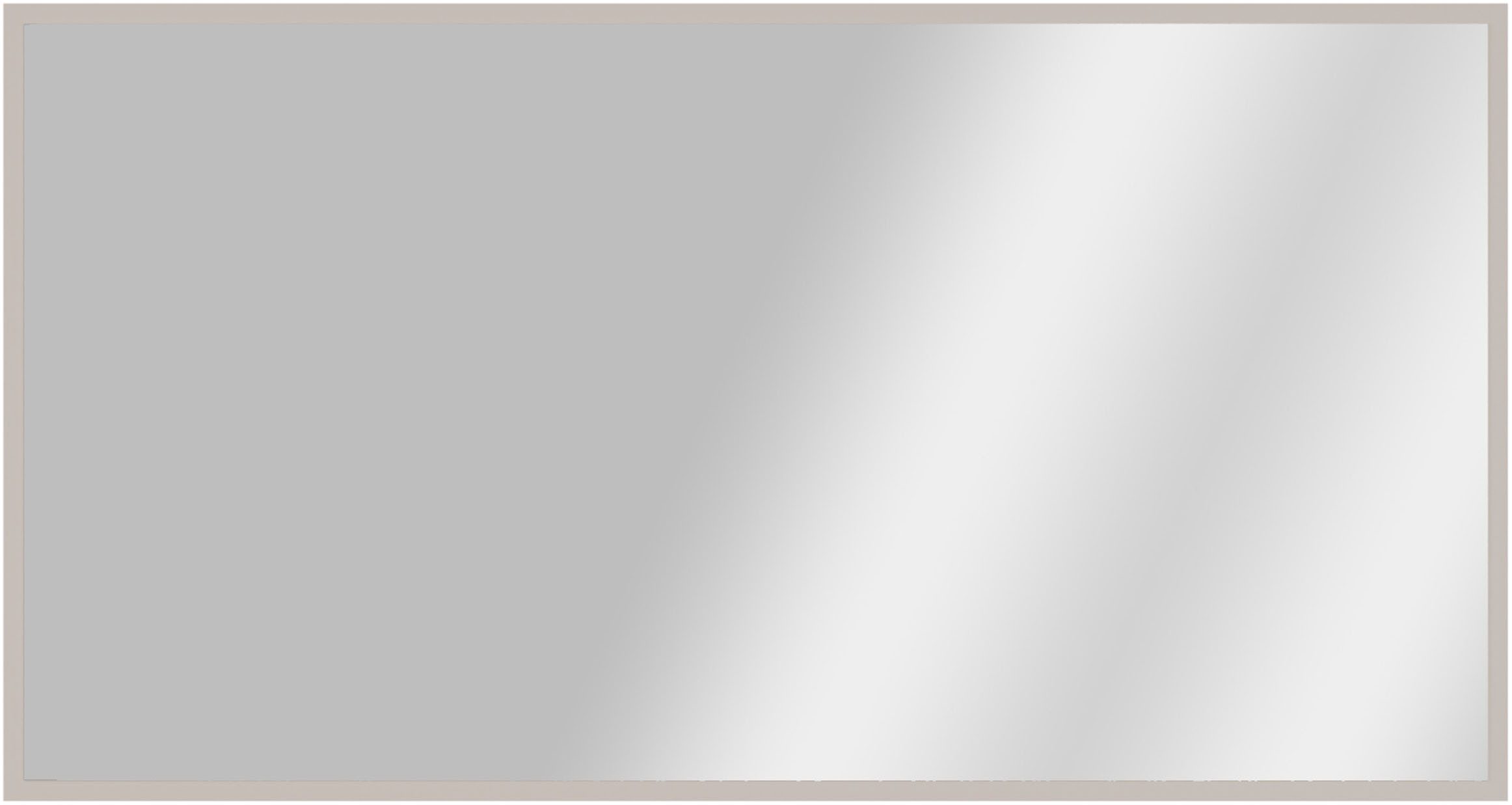 FORTE Garderobenspiegel, B/H/T 143,4/76/1,8 cm, Wandmontage