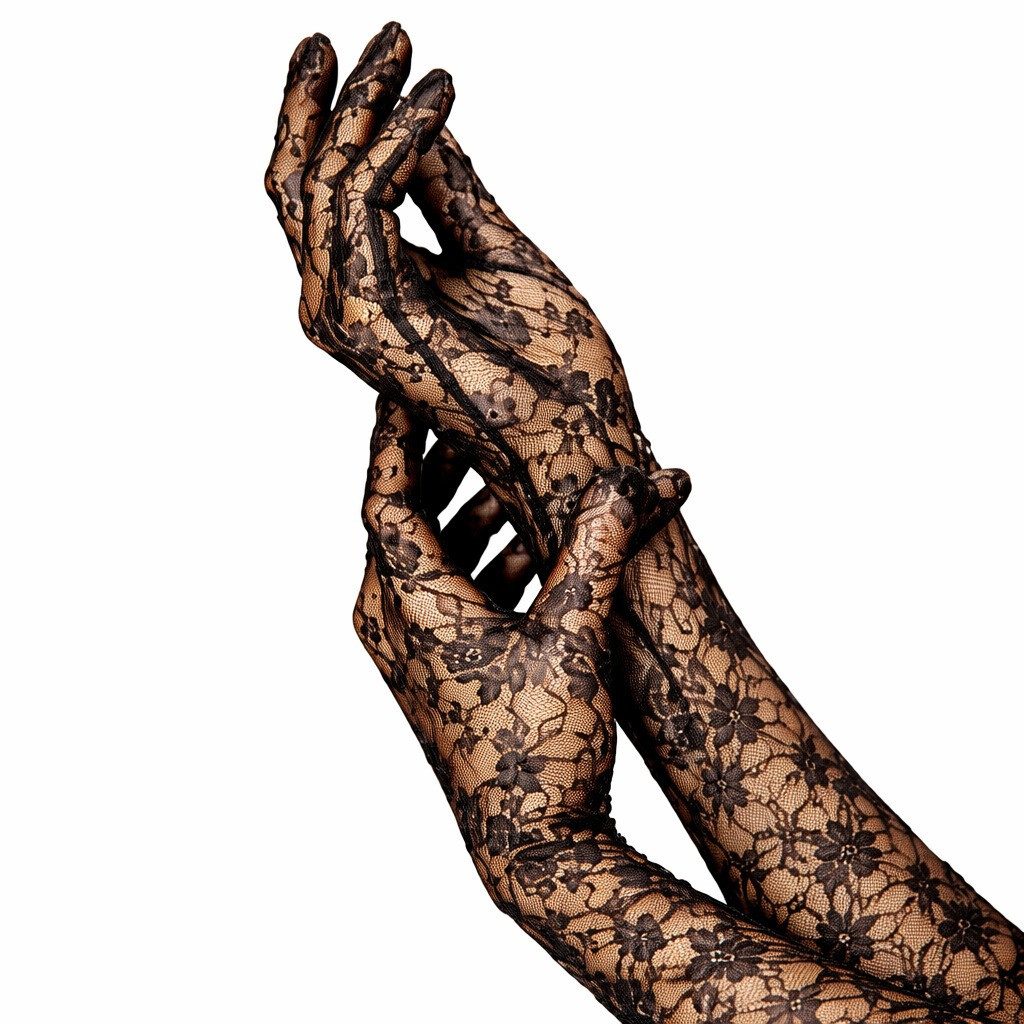 Kaiser24 Kostüm Lace Long M Black