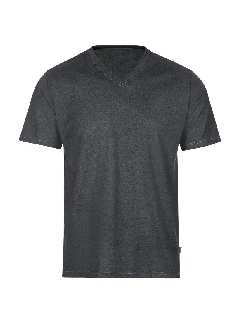 Trigema T-Shirt Schnitt Baumwolle, Klassischer V-Shirt Unisex DELUXE TRIGEMA