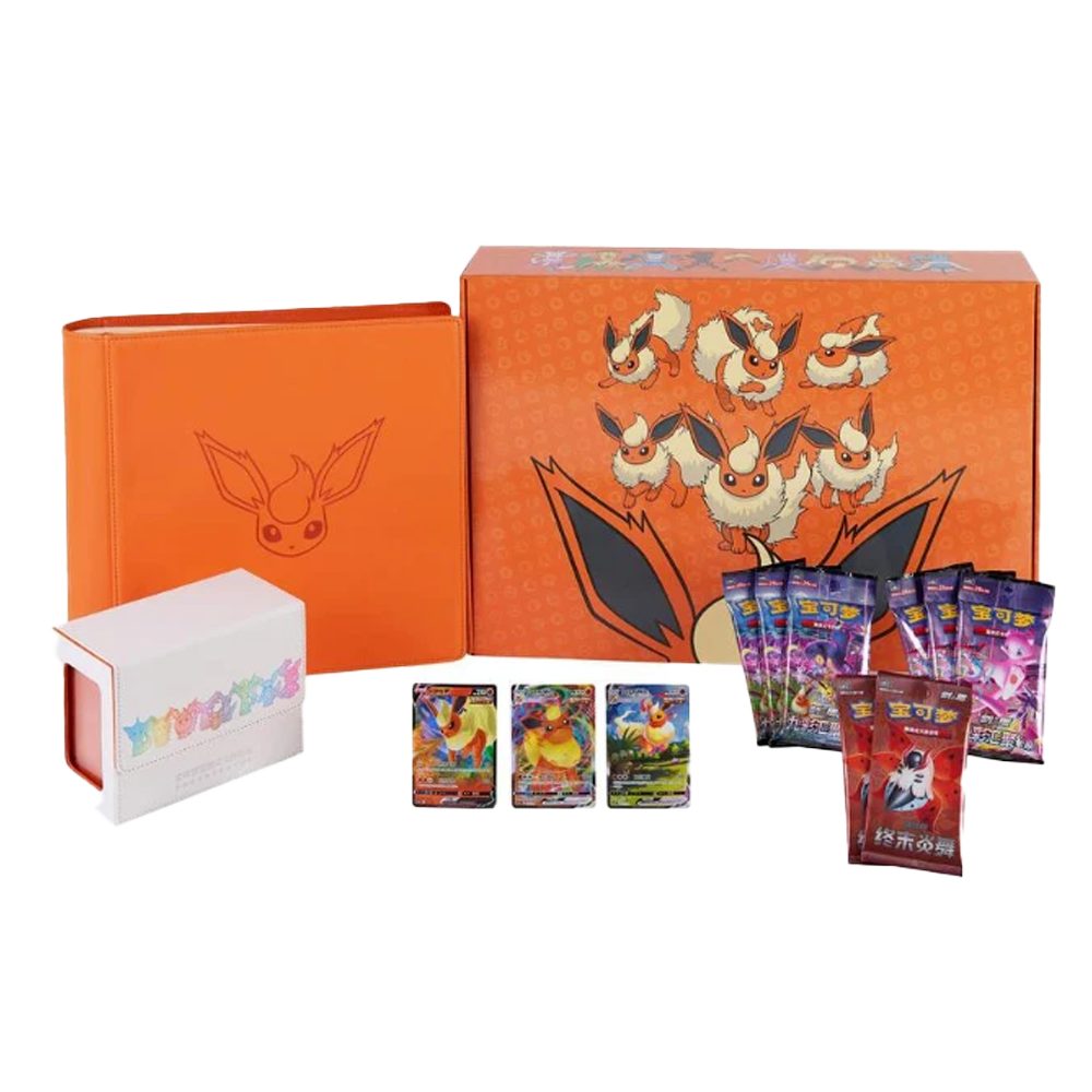 Sammelkarte Pokemon Eevee Gx Gift Box Flareon Chinesisch