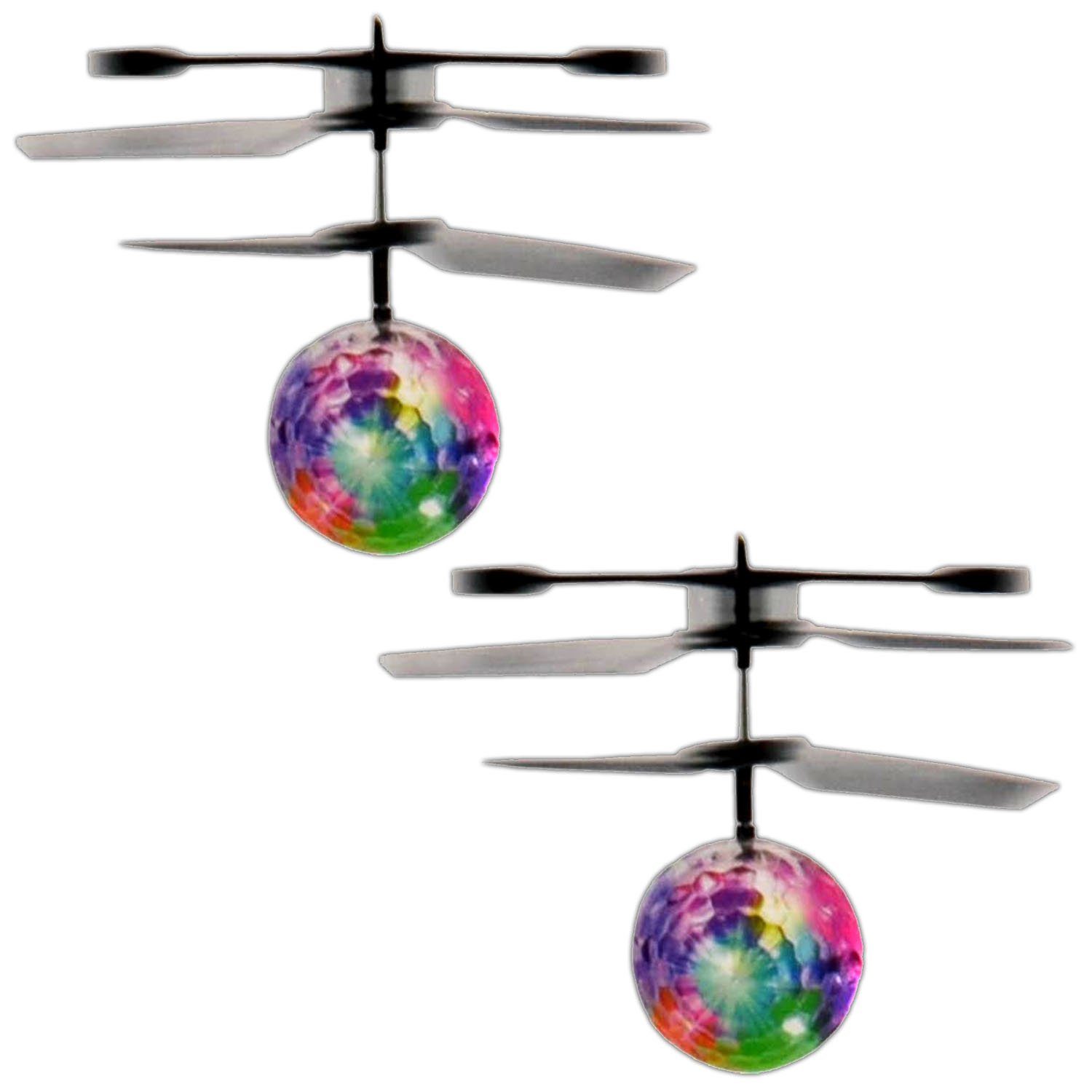 EAXUS Spielzeug-Hubschrauber 2x Infrarot LED Fliegender Hubschrauber Kugel günstig online kaufen