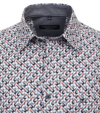 CASAMODA Kurzarmhemd - Strukturiertes Freizeithemd Kurzarm - Businesshemd - Comfort Fit