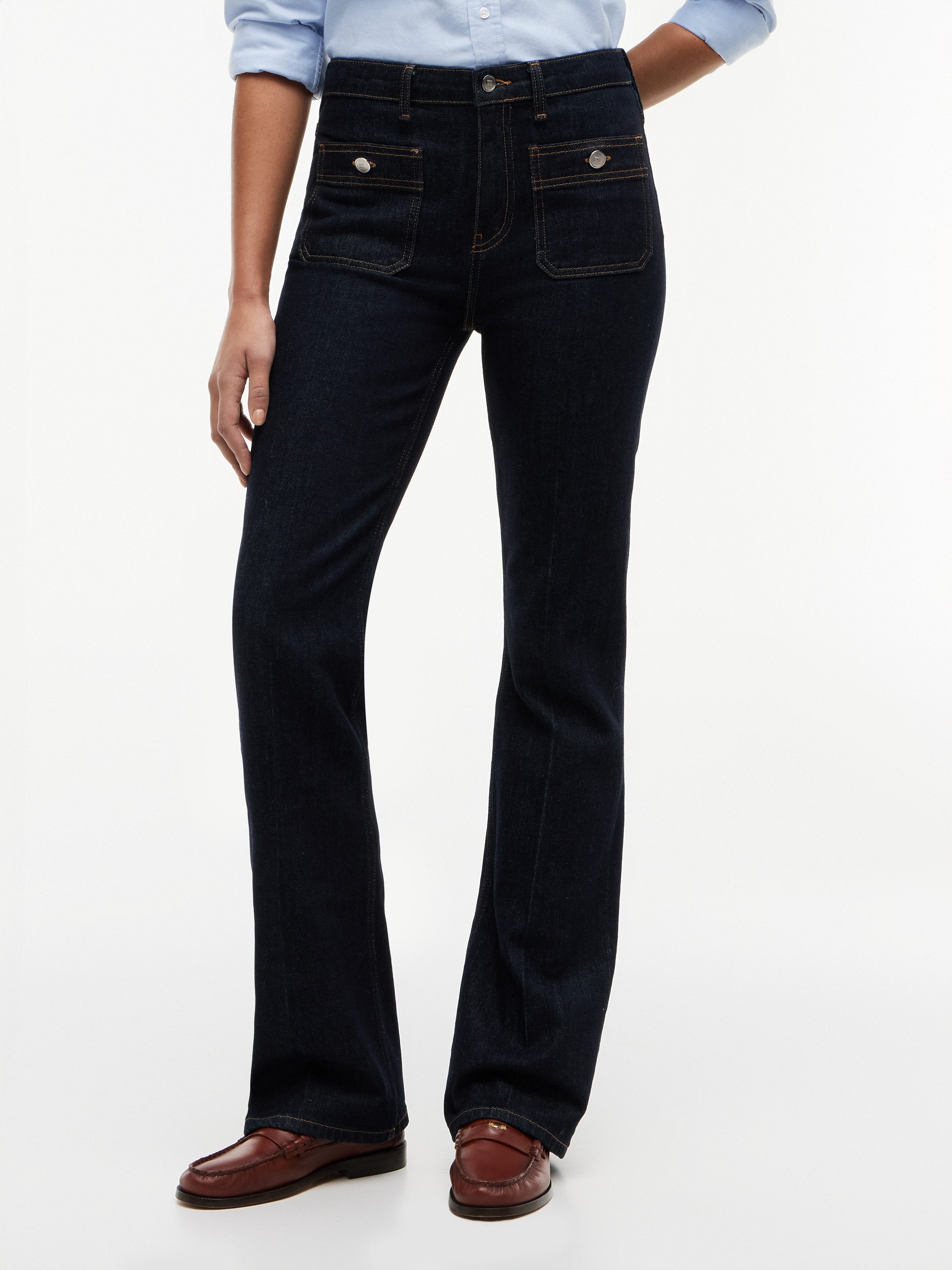 Tommy Hilfiger Bootcut-Jeans DNM RINSE BOOTCUT RW