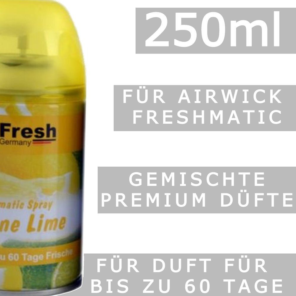 250 Raumduft-Nachfüllflasche Airwick x 8-St., Max (Mix ml Freshmatic 8 Spender Kartuschen), Mix Raumduft Spray für Set, TronicXL 8 Nachfüller
