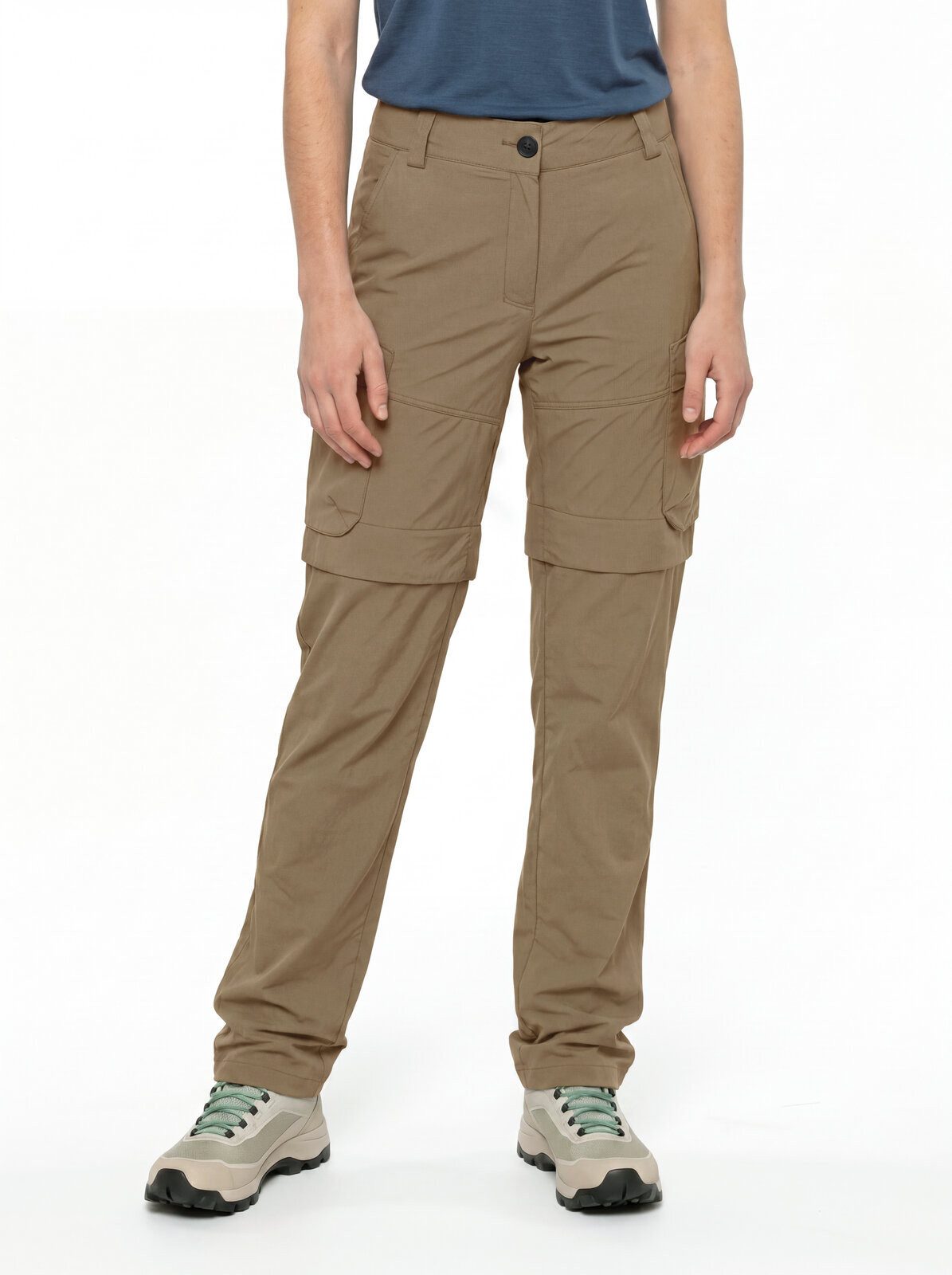 VAUDE Funktionshose Women's Neyland Cargo ZO Pants (1-tlg) schnellstrocknende und strapazierfähige Outdoor-Hose