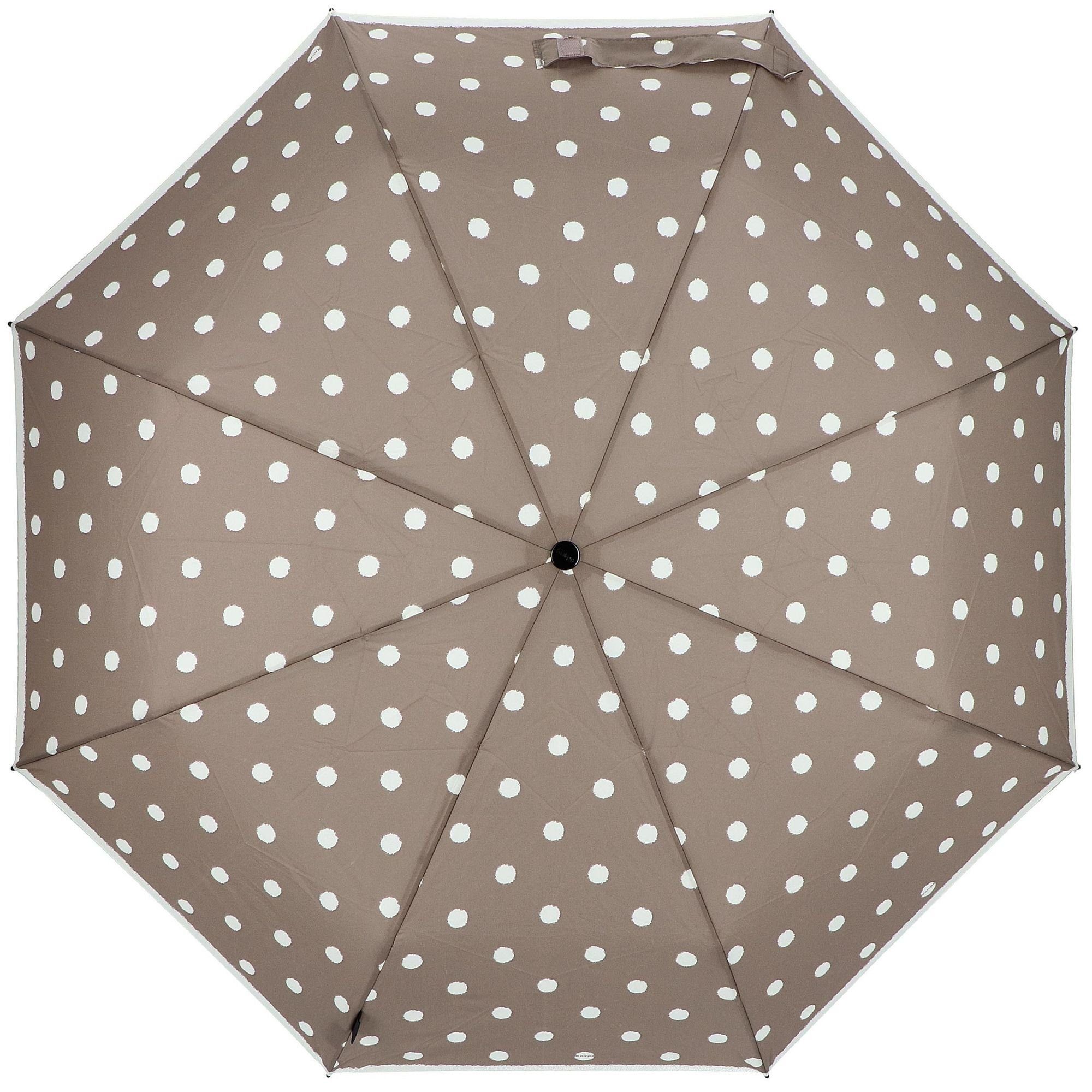 art Taschenregenschirm Knirps® taupe dot T.200