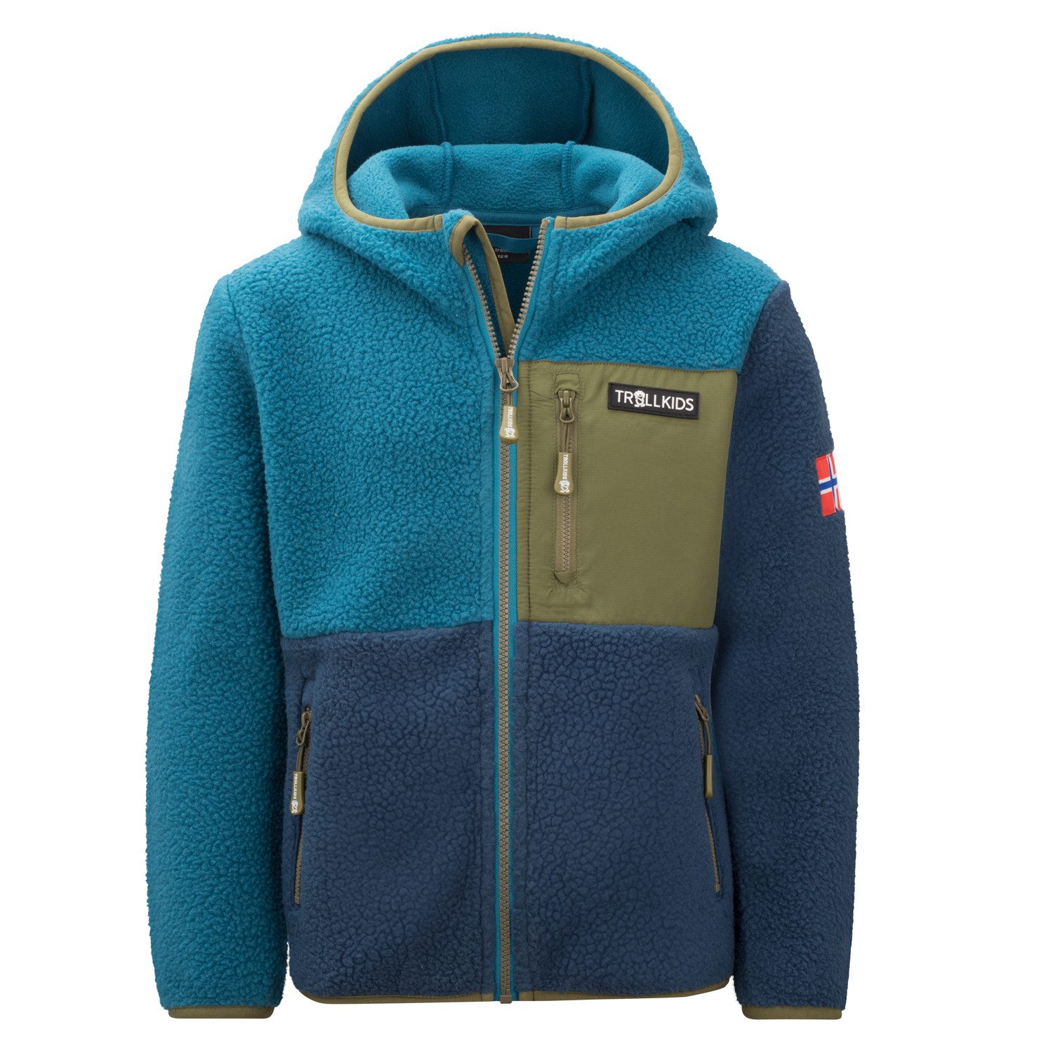 Kapuzenplüschjacke KIDS AURLANDSFJORD JACKET