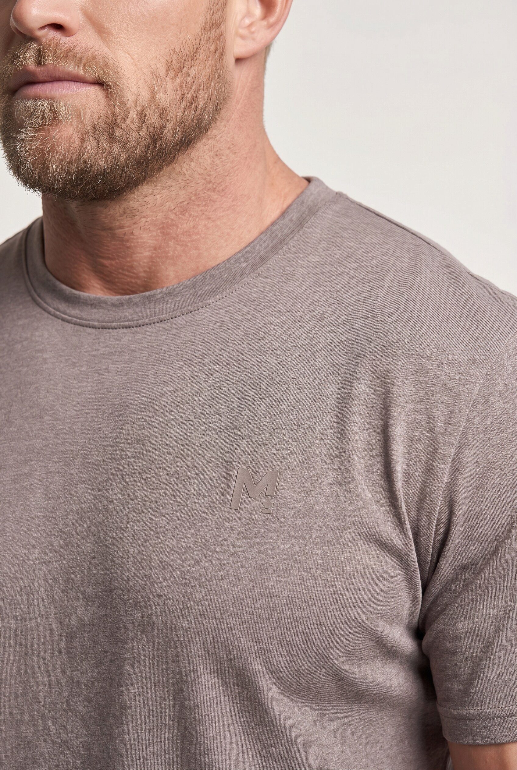 Men Plus T-Shirt T-Shirt Basic Halbarm Rundhals