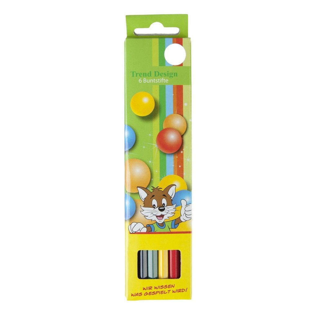 Besttoy Buntstift 6 Holzbuntstifte - Besttoy