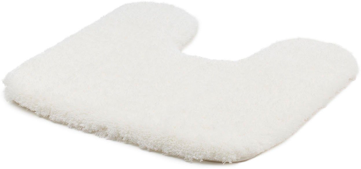 Gözze Badematte »DELUXE«, rutschhemmend beschichtet, fußbodenheizungsgeeignet, Polyester, rechteckig, WC-Vorleger mit Ausschnitt, mit extra hohem Flor
