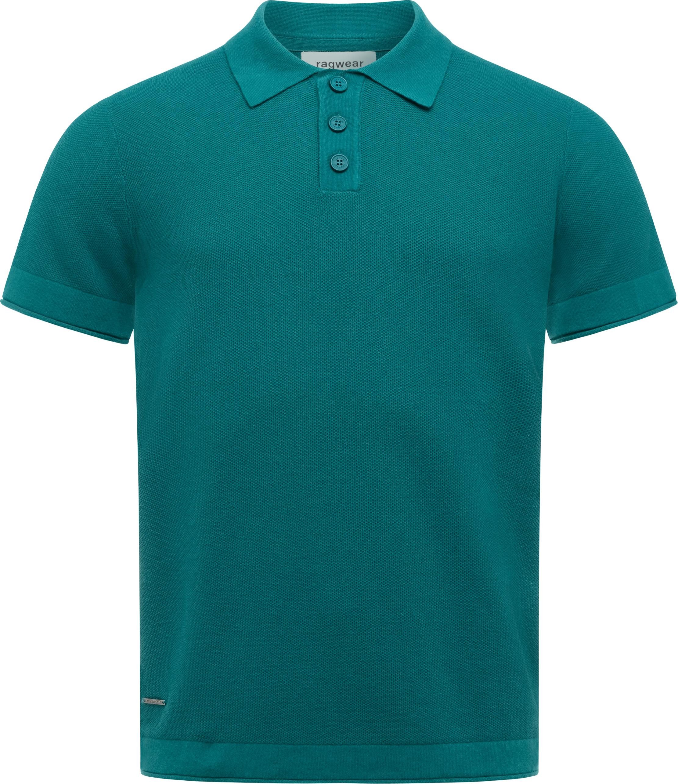 Ragwear T-Shirt Lorien (1-tlg) Kurzärmliches Shirt mit Hemdkragen