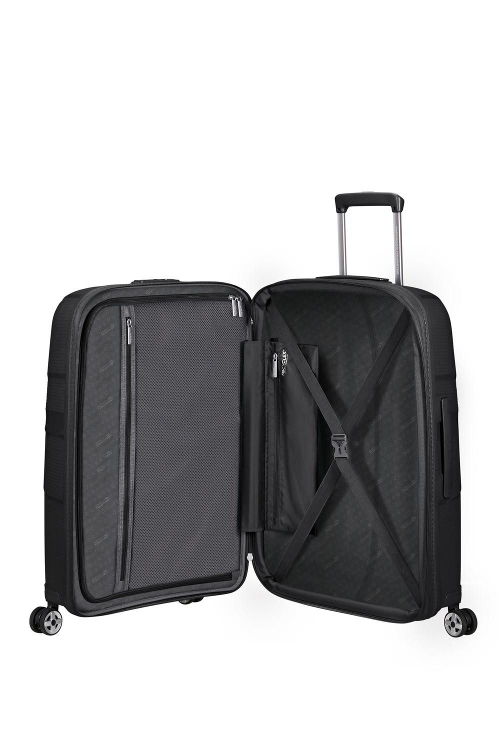 American Tourister® Handgepäckkoffer American Tourister Starvibe Black 67/24 EXP TSA Koffer