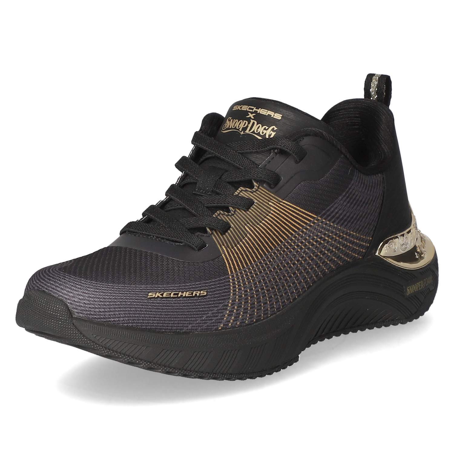 Skechers Skechers 186025 BKGD Damen Textil & Synthetik black Schnürschuh