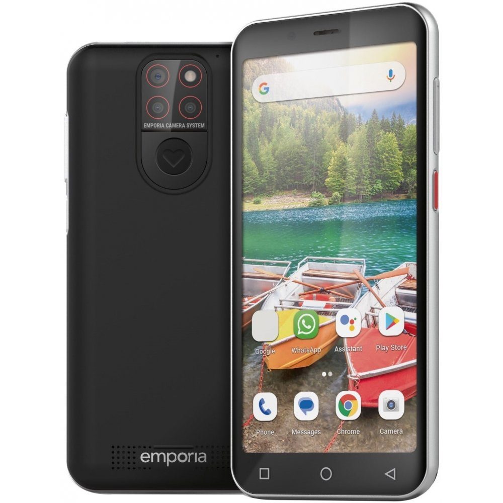 Emporia SMART.5 mini 4 GB (6,1 Smartphone schwarz Smartphone GB - Speicherplatz) 64 / 64 - GB Zoll