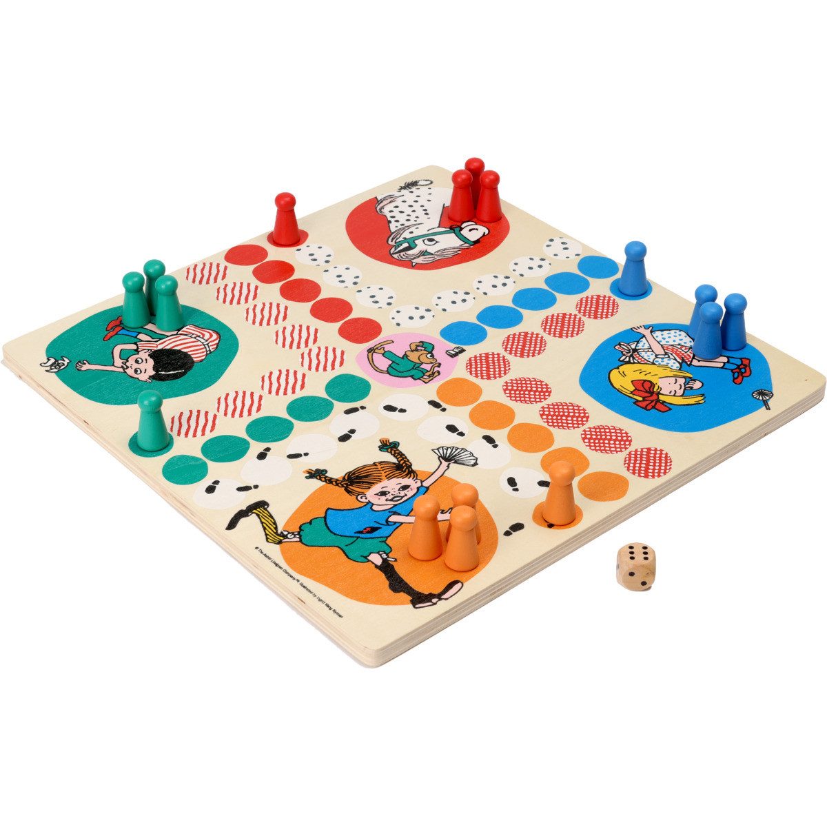 Pippi Langstrumpf Lernspielzeug Mensch Ärgere Dich Nicht Unisex Kinder, Ges günstig online kaufen