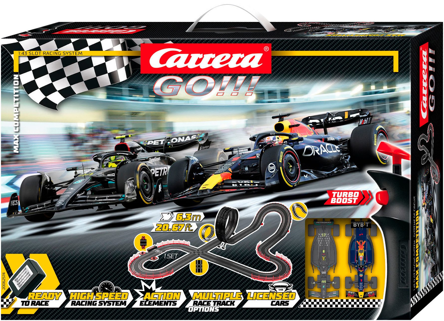 Autorennbahn Carrera GO!!! - Max Competition (Formel 1)