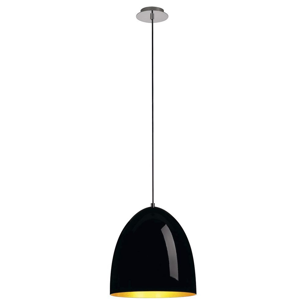SLV Pendelleuchte Pendelleuchte Para Cone 30, E27, Aluminium, Stahl, mit Textil Kabel