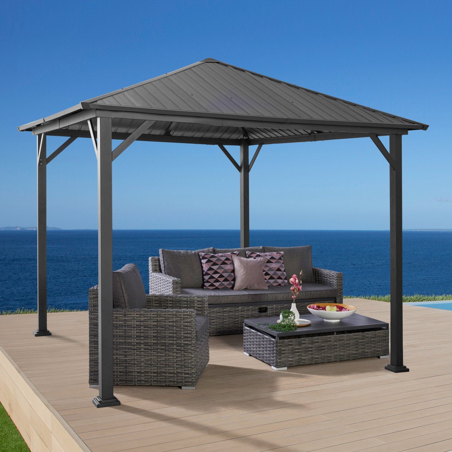 KONIFERA Pavillon-Ersatzdach, für »Samos«, BxT: 300x300 günstig online kaufen