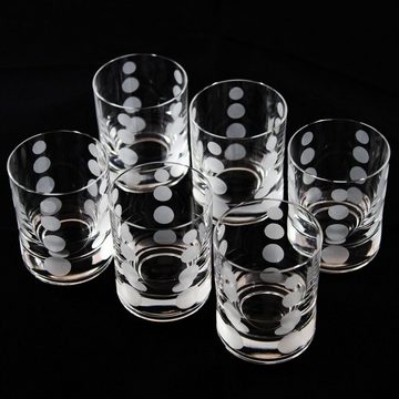 Bohemia Crystal Schnapsglas Barline, Kristallglas, veredelt mit Gravur, 6-teilig, Inhalt 60 ml, Schnapsglas-Set