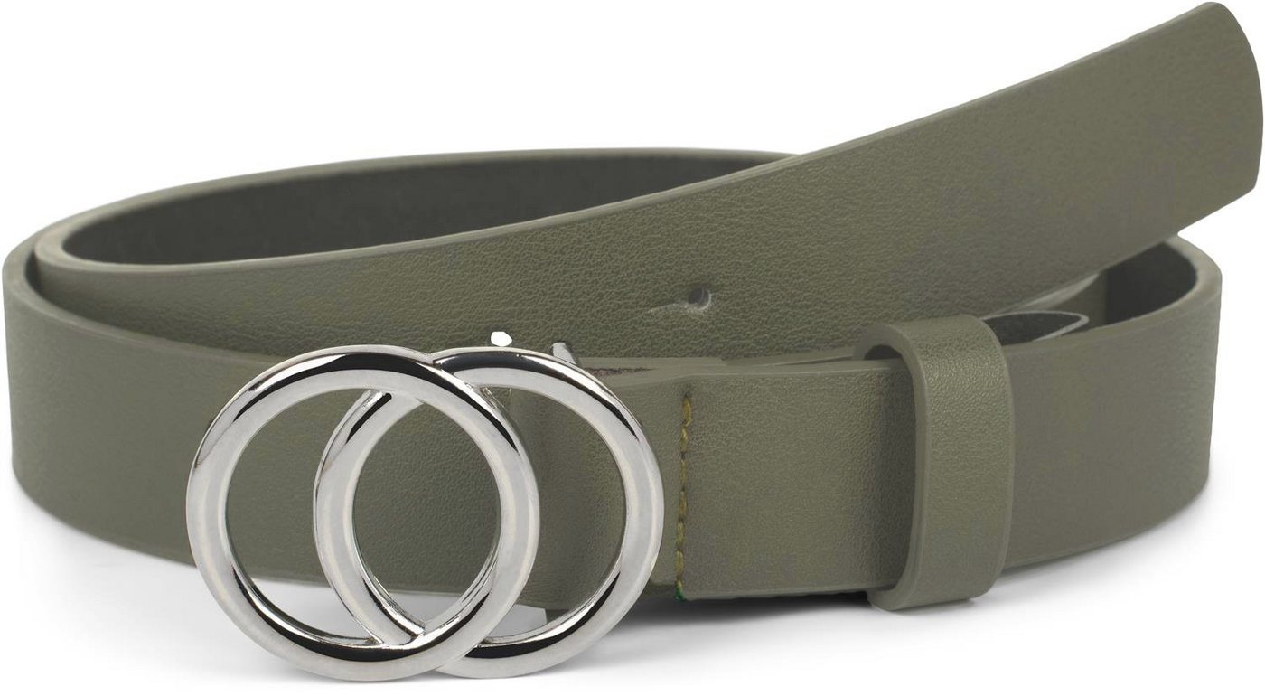 styleBREAKER Synthetikgürtel Gürtel mit Ringschnalle (1-St)