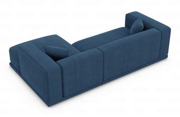 Sofa Dreams Ecksofa Polster Eck Sofa Stoff Couch Stoffsofa Modern Merida L Form kurz, Lounge-Sofa