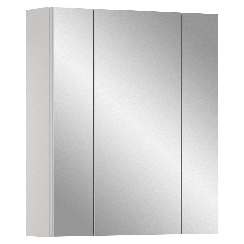 xonox.home Badezimmerspiegelschrank Spiegelschrank Ice, weiß (1-St) 3 Türen