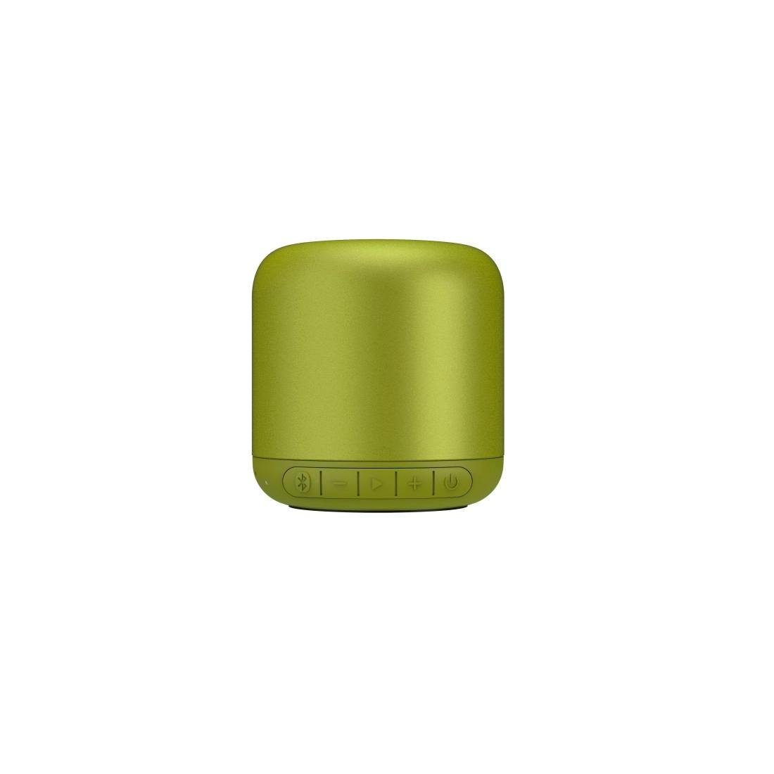 Aluminiumgehäuse) Hama Bluetooth® hellgrün Lautsprecher Integrierte Bluetooth, AVRCP Robustes 2.0" (3,5 W (A2DP Bluetooth, "Drum Freisprecheinrichtung) HFP, Bluetooth-Lautsprecher
