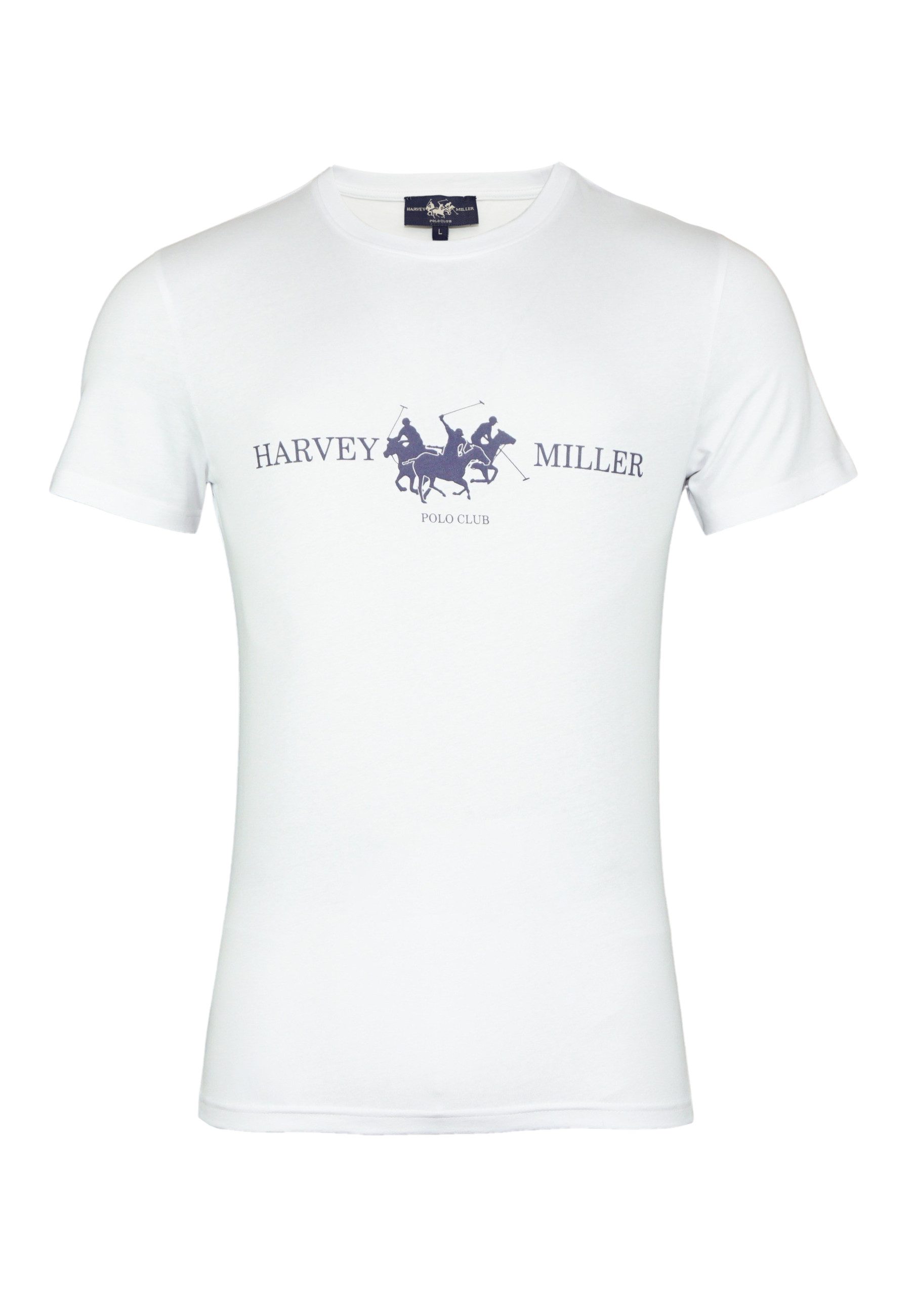 Harvey Miller T-Shirt T-Shirt Kurzarmshirt Polo-Club günstig online kaufen