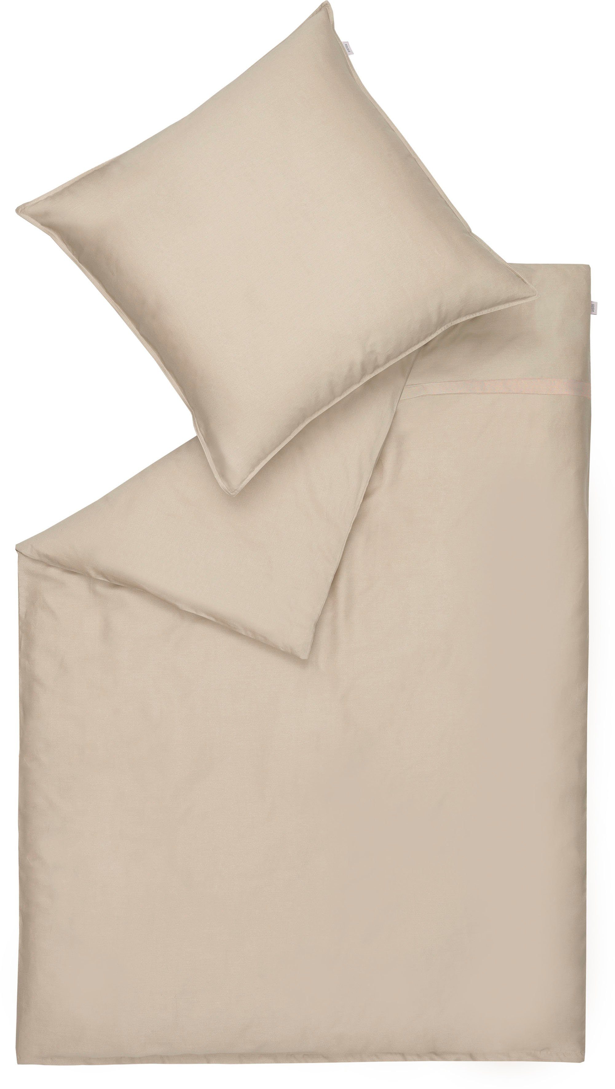 SCHÖNER WOHNEN-Kollektion Bettwäsche Pure, Satin, 2 teilig, Satinbettwäsche aus 100% reiner Baumwolle