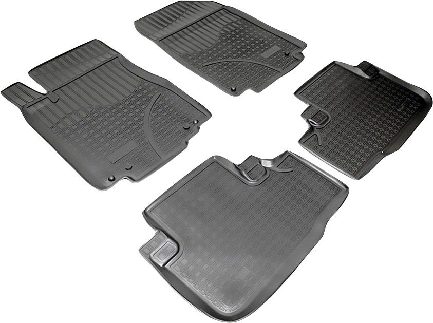 RECAMBO Passform-Fußmatten CustomComforts (4 St), für Honda CR-V, Typ RM  2012 - 2016, perfekte Passform