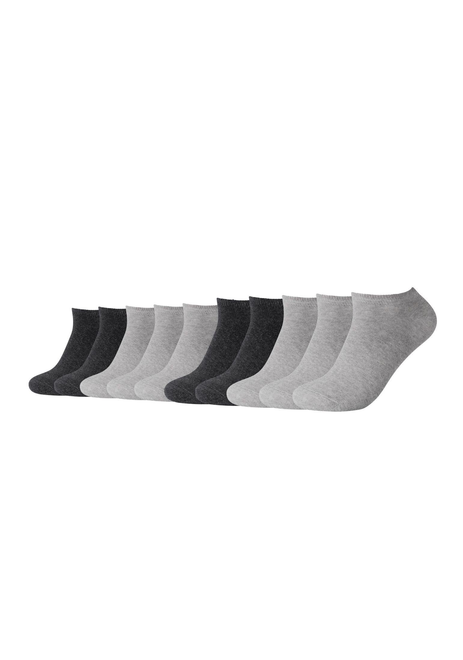 Camano Sneakersocken Sneakersocken 10er Pack light grey melange