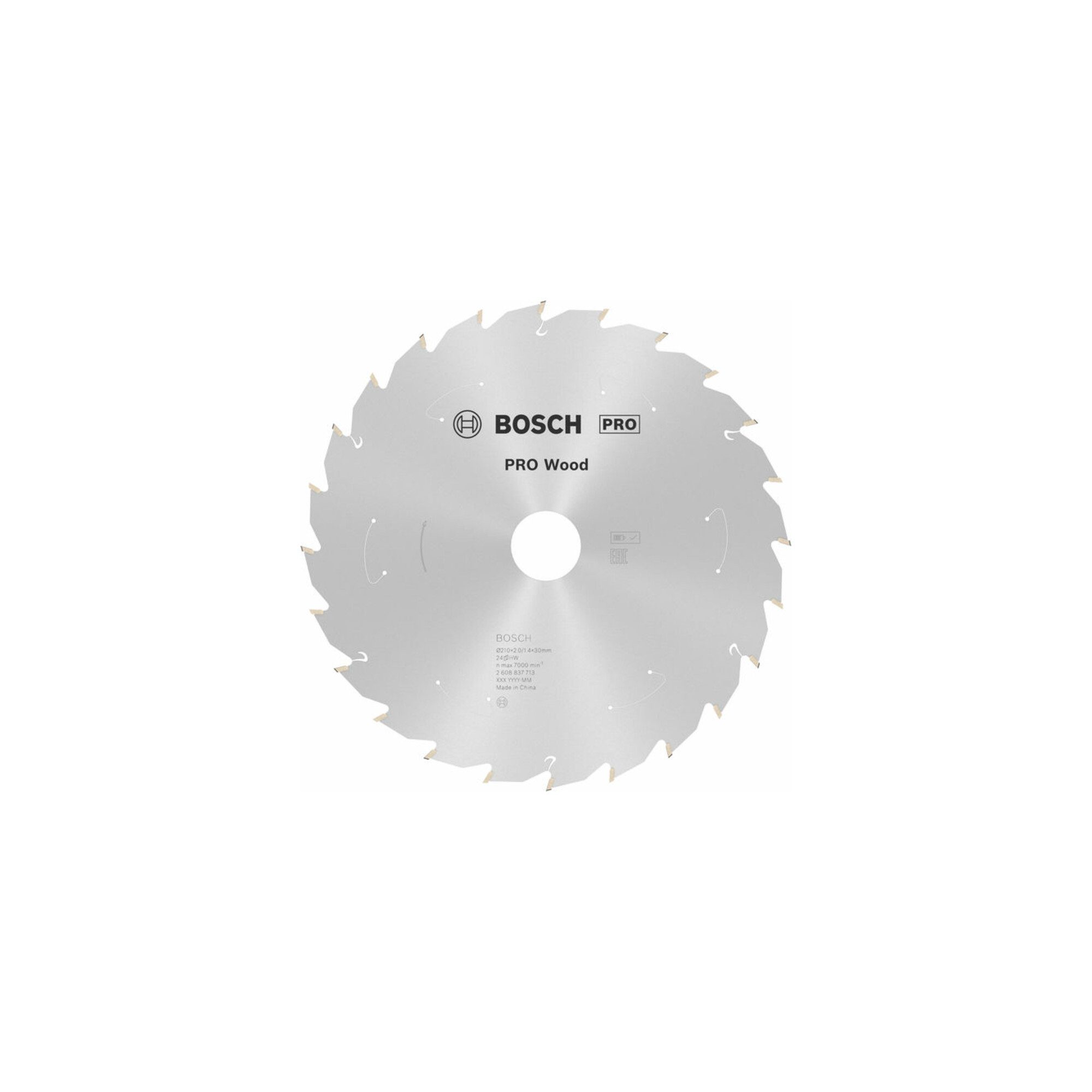 Bosch Professional Kreissägeblatt Bosch Kreissägeblatt Standard for Wood für Akkusägen 210x1.7/1.2x30, 2