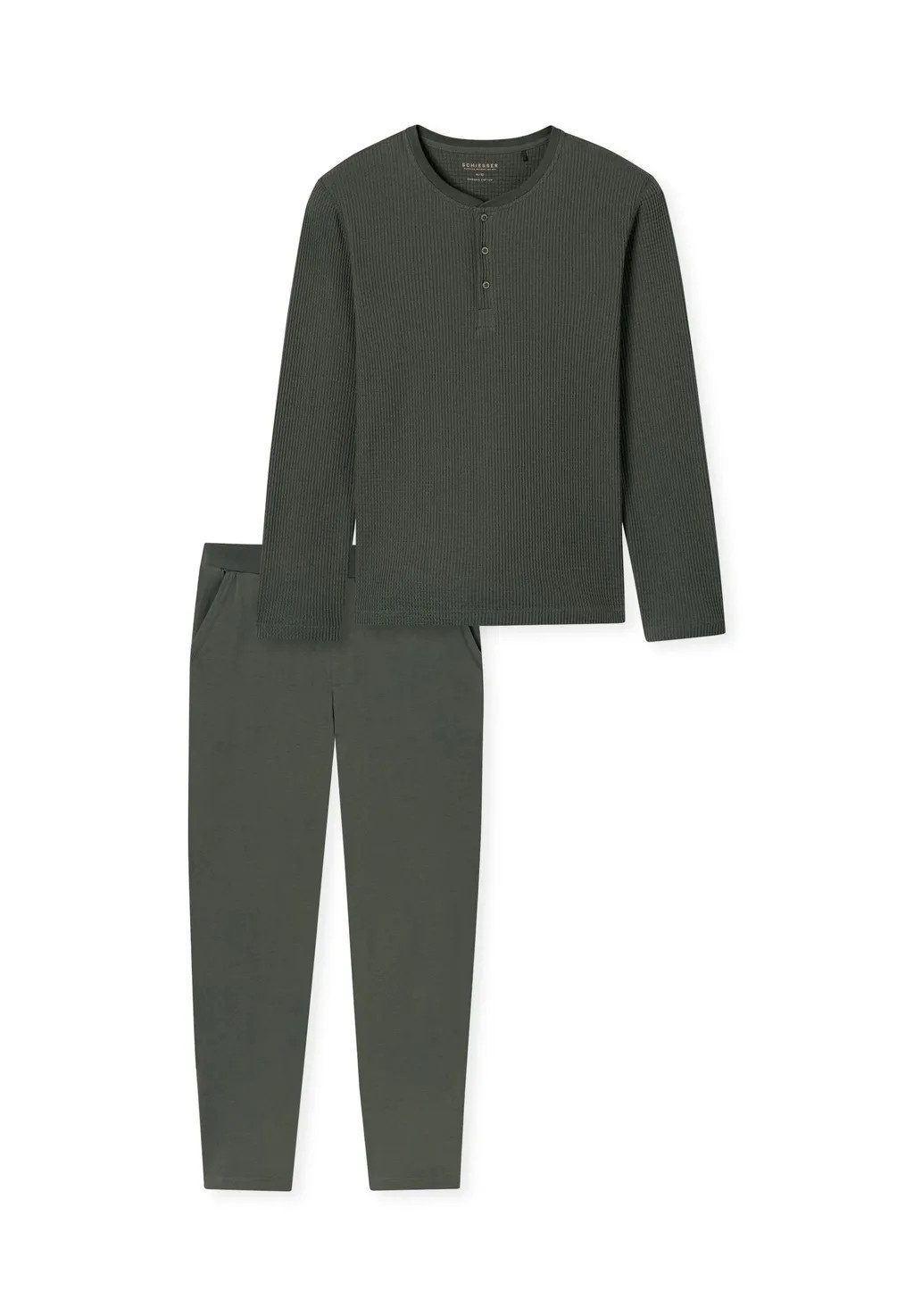 Schiesser Schlafanzug Schlafanzug lang