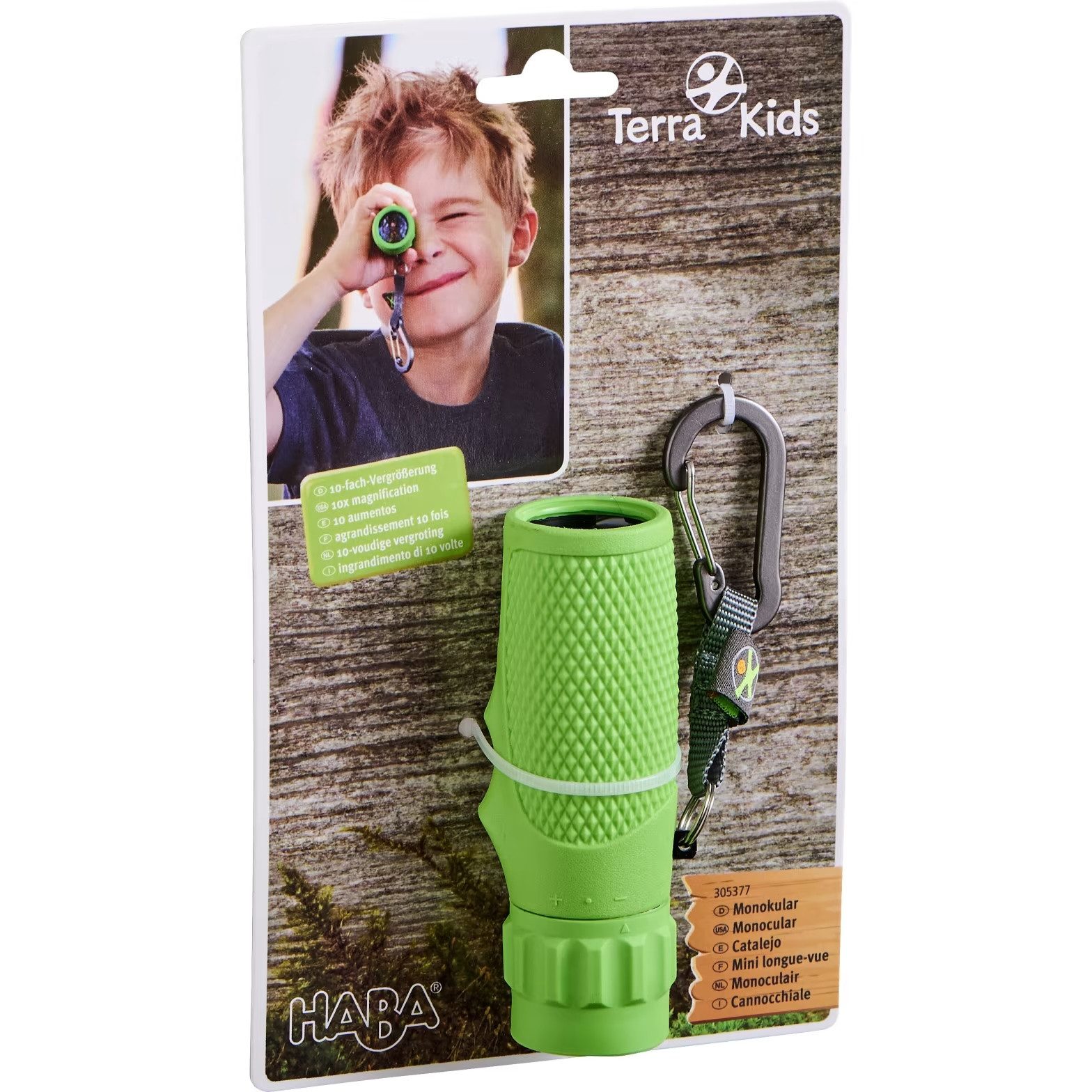 Haba Outdoor-Spielzeug Terra Kids Monokular, Set (1-tlg) mit 10-fachen Zoom