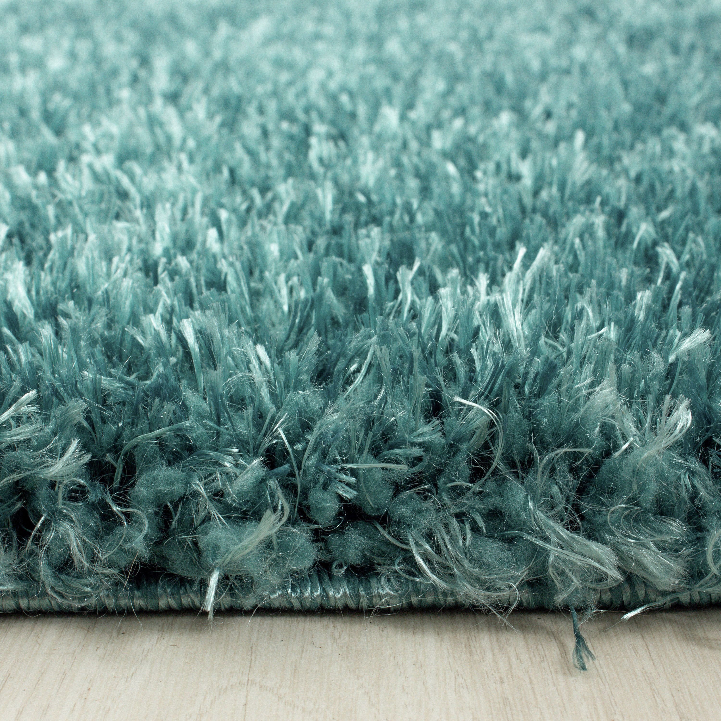 Carpettex Hochflor-Teppich Unicolor - Einfarbig, Rund, günstig online kaufen