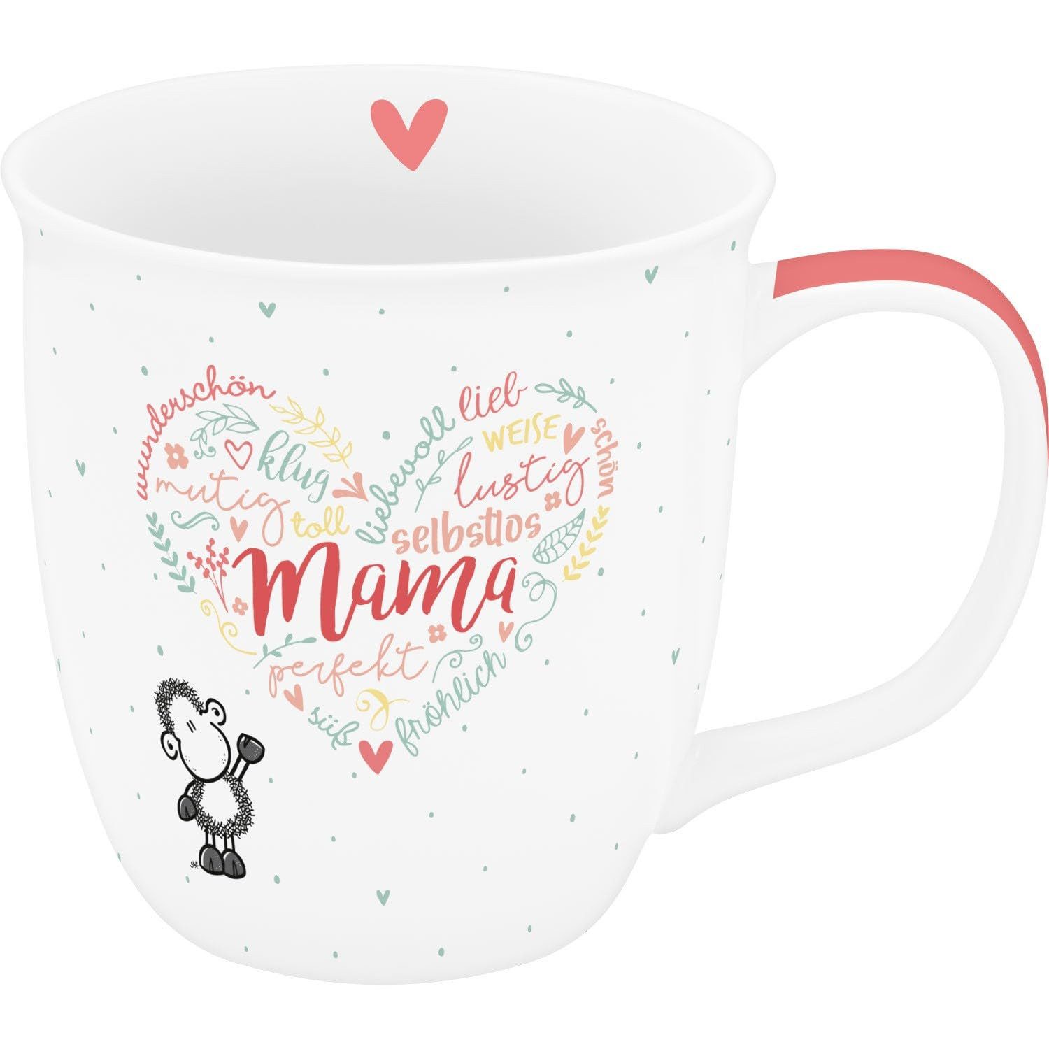 Sheepworld Tasse Tasse Kaffeetasse Kaffeebecher Teetasse 32cl Geschenk Sheepworld MAMA, Material: Porzellan