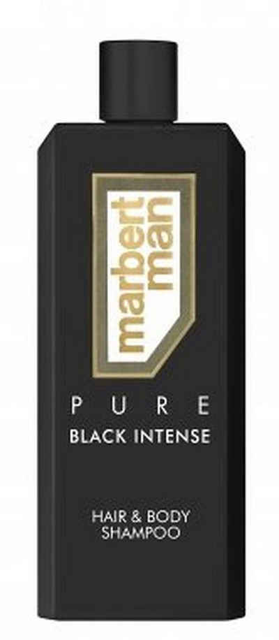 Marbert Duschgel Marbert Man Pure Black Intense Hair & Body Shampoo 400 ml, Duschgel
