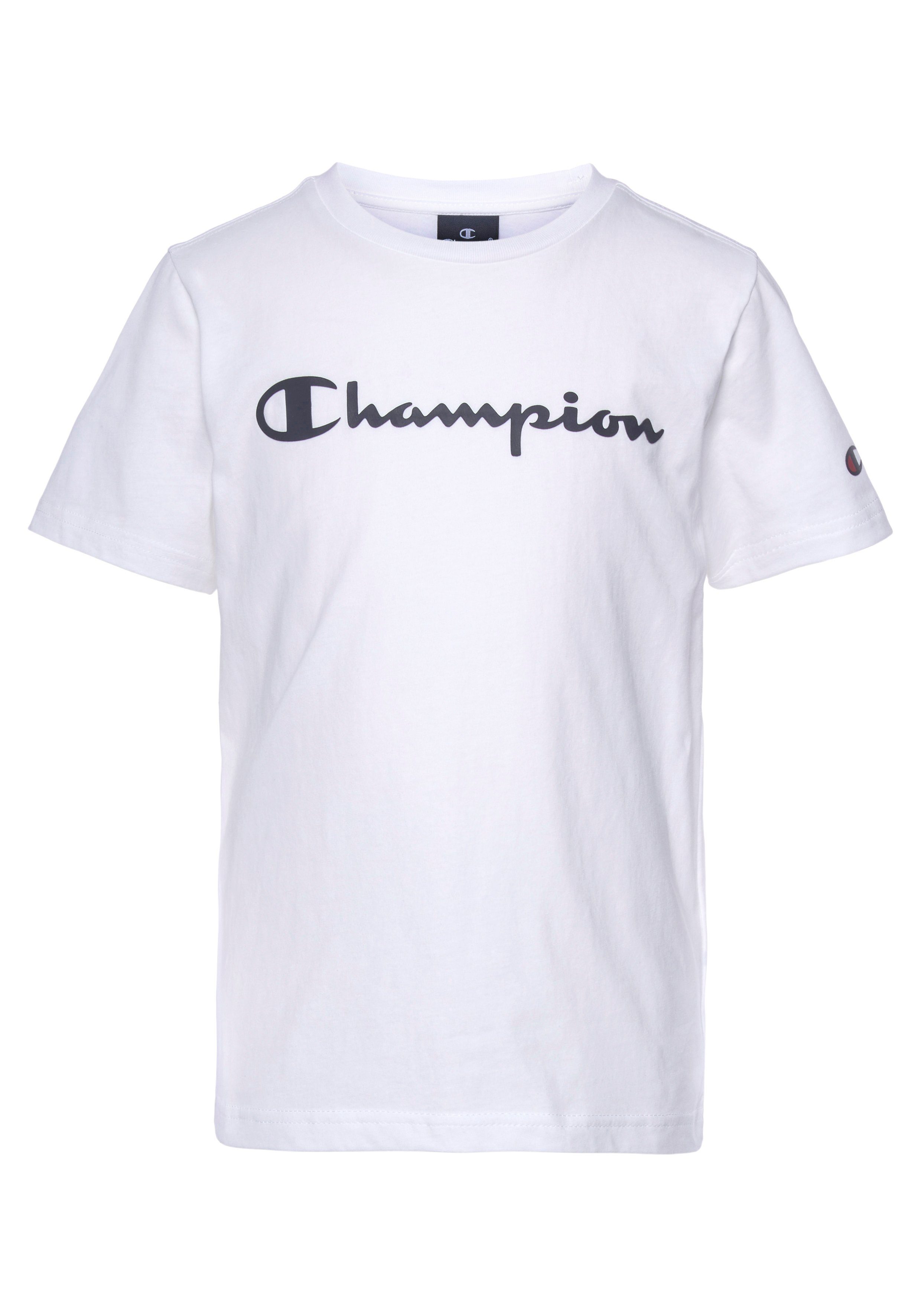 Champion T-Shirt 2Pack - Crewneck für schwarz-weiß Kinder T-Shirt