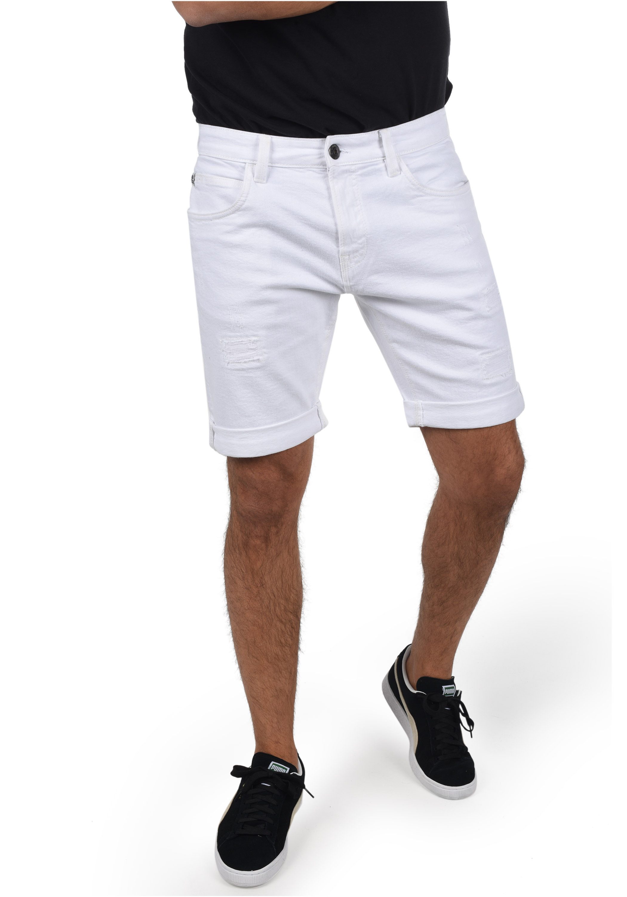 Indicode Jeansshorts IDHallow Kurze Hose mit Destroyed-Effekten
