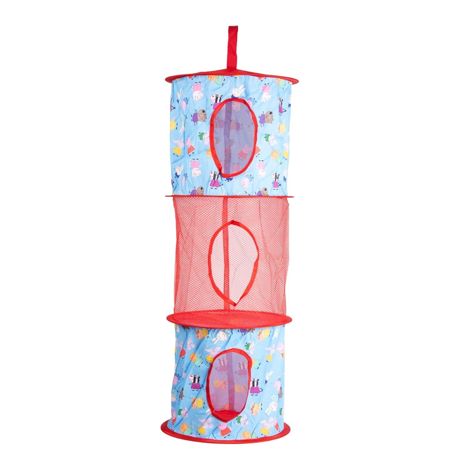 United Labels® Aufbewahrungsbox Peppa Wutz - Hängeaufbewahrung 3 Fächer 27,5 x 75 cm