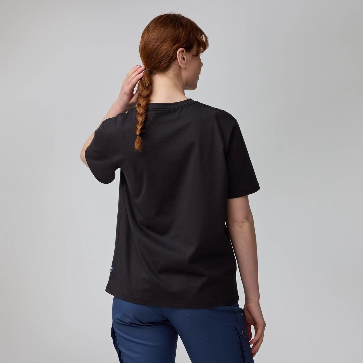 Fjällräven Kurzarmshirt Heavy Classic T-shirt W Bequemes Damen-T-Shirt aus schwerem, weichem Bio-Baumwoll-Jersey mit